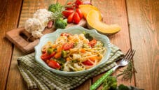 Spaghetti alla chitarra con zucca e broccolo, un primo unico Spaghetti alla chitarra con zucca e broccolo, un primo unico
