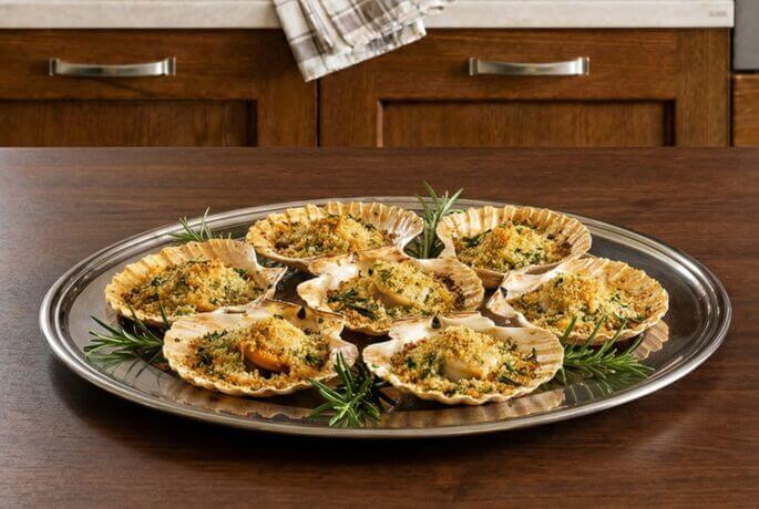 capesante gratinate