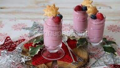 mousse ai frutti di bosco