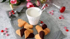 Affettuosa colazione con cuoricini al cocco e cioccolato