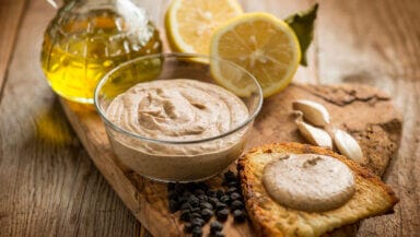 hummus di ceci neri