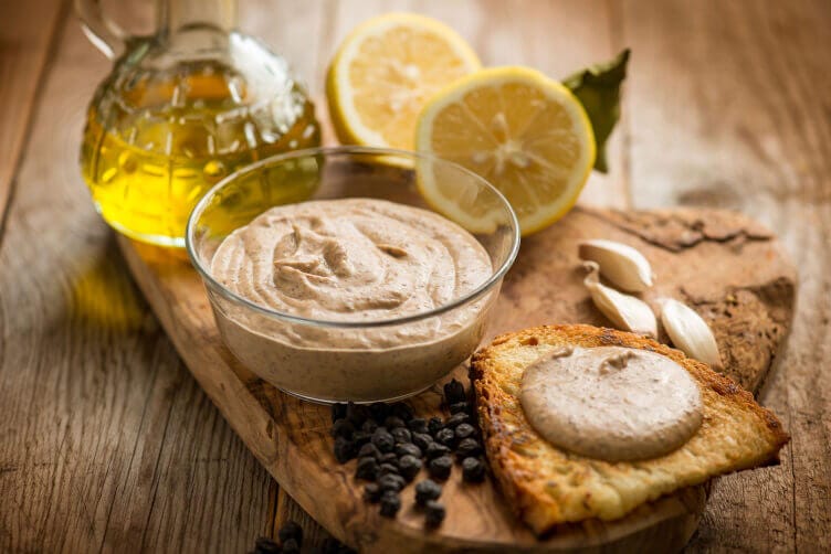 hummus di ceci neri