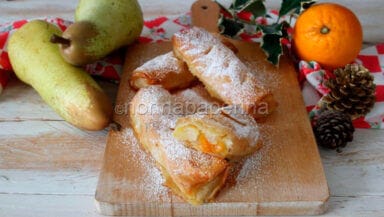 Mini strudel di pere