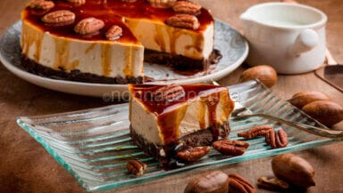 cheese cake con noci pecan
