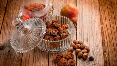 Dolcetti di nocciole e pere