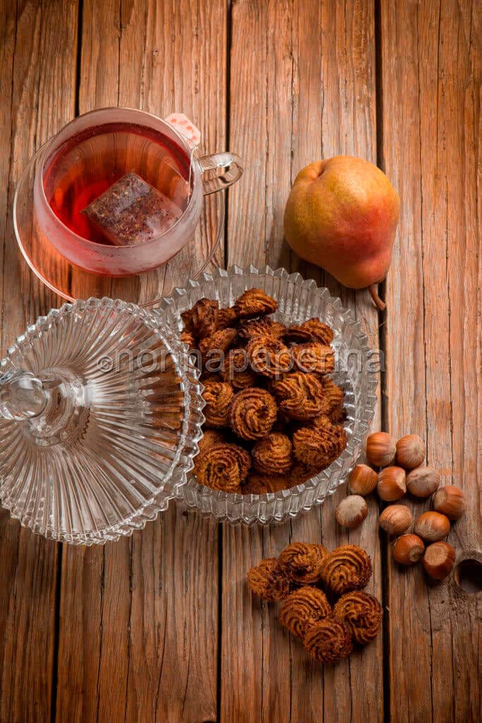 Dolcetti di nocciole e pere