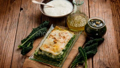 Lasagne al pesto di cavolo nero