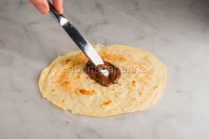 chiudere una crespella a pacchetto