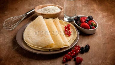 crepes senza uova e latte