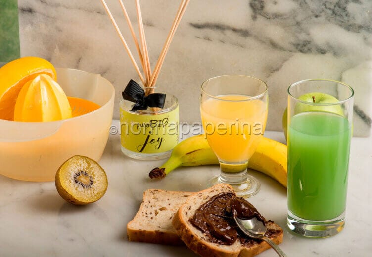 L’energia della fragranza Joy, affiancata ai cibi giusti! fragranza Joy