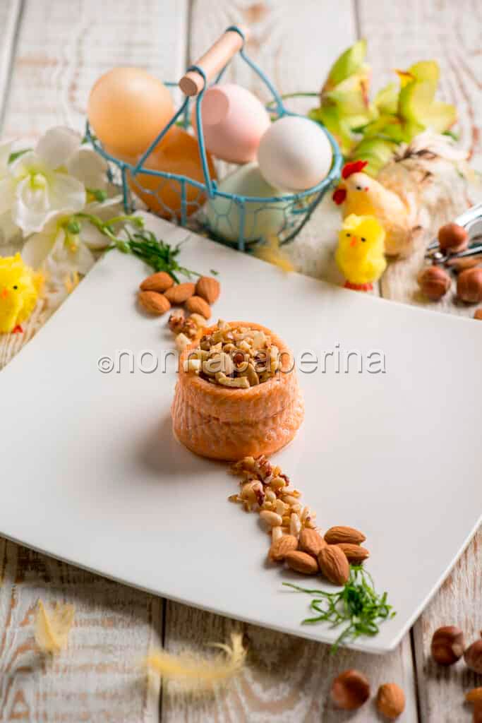 Spirale di trota salmonata