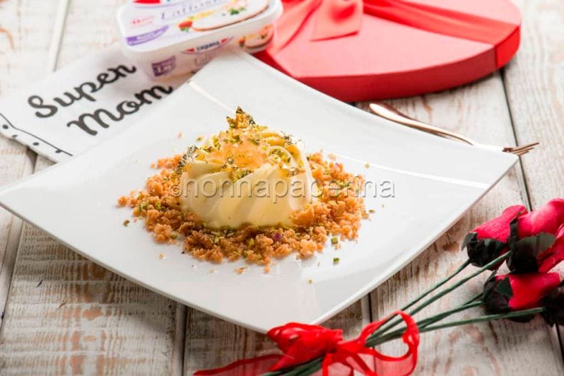 cremoso al formaggio con gelatina di mele cremoso al formaggio con gelatina di mele