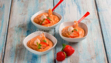 Mousse di formaggio e pomodori: