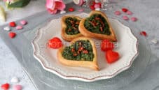 San Valentino goloso con cuoricini di sfoglia ripieni