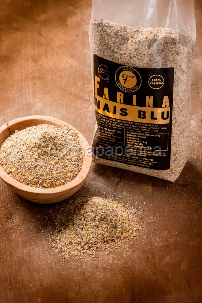 farina di mais blu