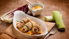 Involtini di tacchino al radicchio e mandorle : gustoso Involtini di tacchino al radicchio e mandorle : gustoso