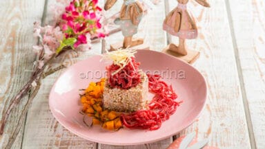 timballo di grano saraceno con zenzero