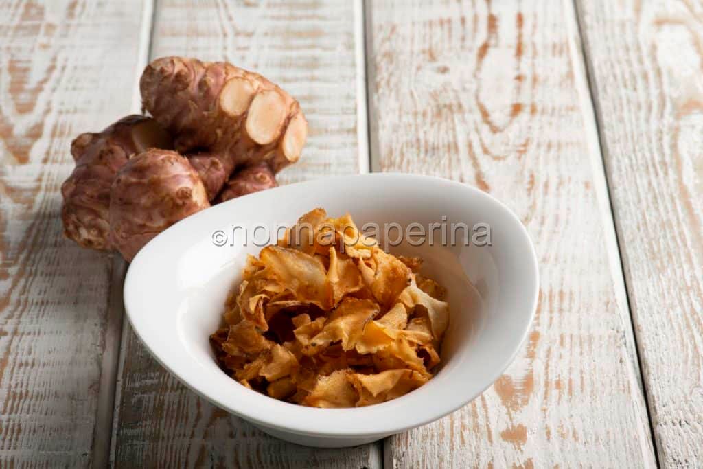 Chips di topinambur