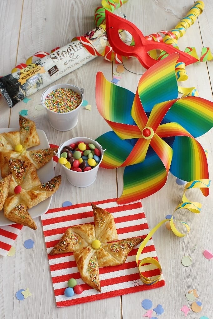 Girandole di pasta sfoglia 