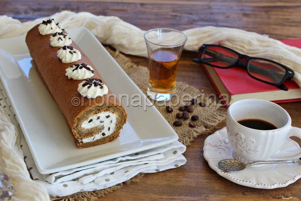 Rotolo al caffe e rum Rotolo al caffe e rum