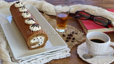 Rotolo al caffe e rum