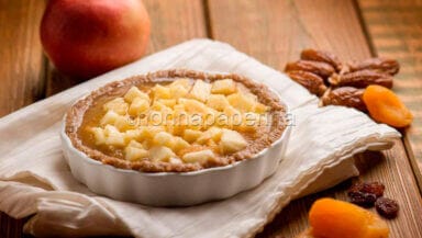 torta crudista alle mele