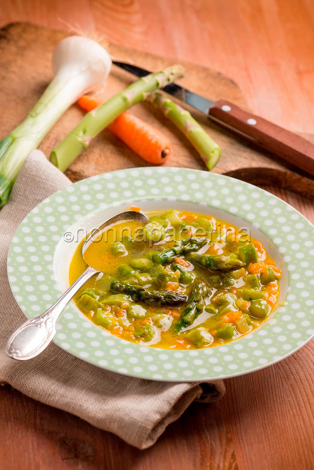 Zuppa di asparagi e carote: Zuppa di asparagi e carote:
