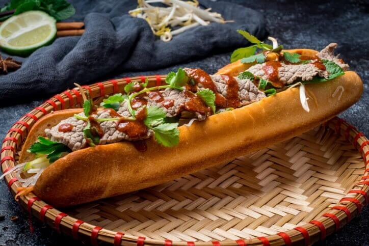 baguette farcita con carne baguette farcita con carne