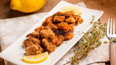 Bocconcini di salmone croccante