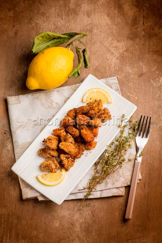 Bocconcini di salmone croccante