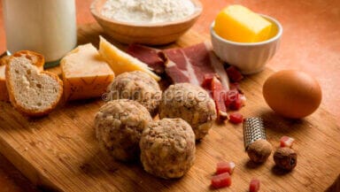 Canederli con lo speck