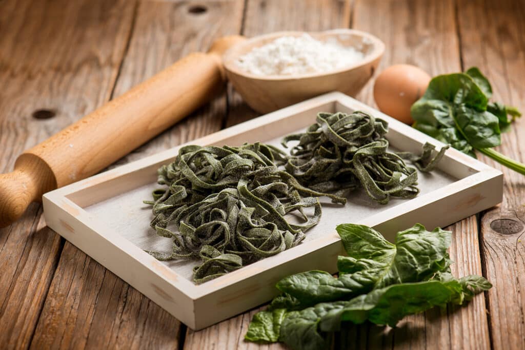 tagliatelle agli spinaci