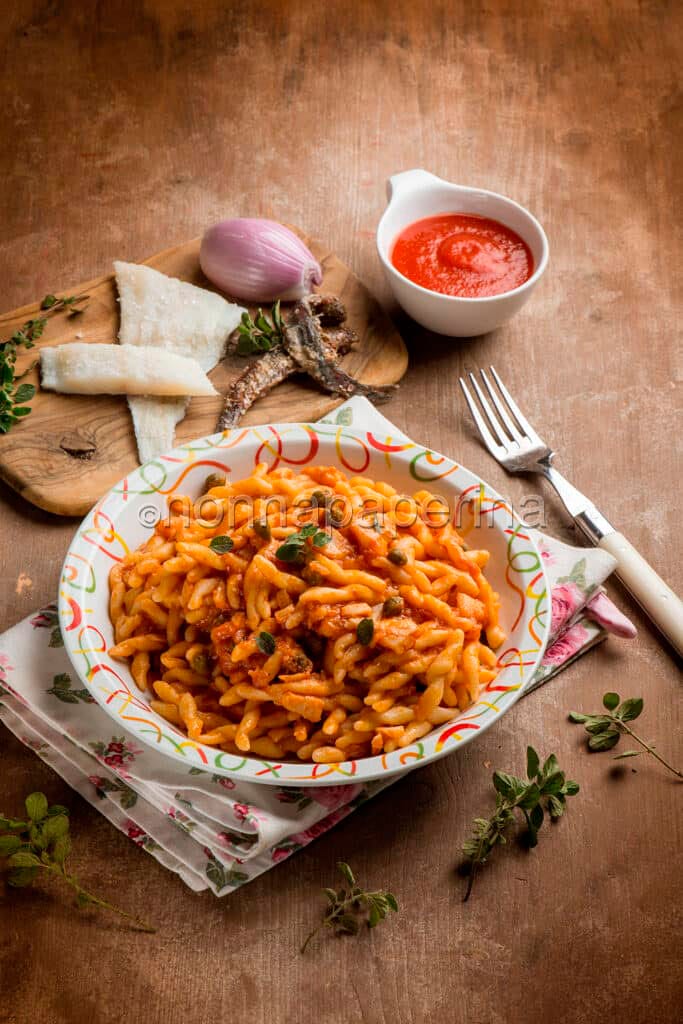 Trofie al sugo di baccalà