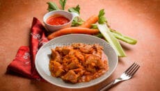 Spezzatino con carote e porri