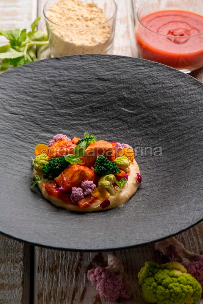 bocconcini di pollo e broccoli