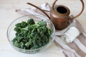 Chips di cavolo riccio