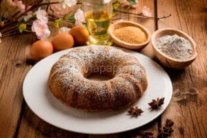 Ciambella con i semi di papavero