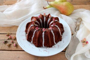 Ciambella pere e zafferano