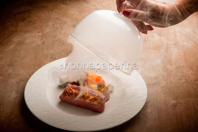 petto di anatra leggermente affumicato