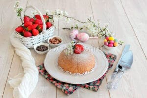 Zuccotto al pistacchio e fragole