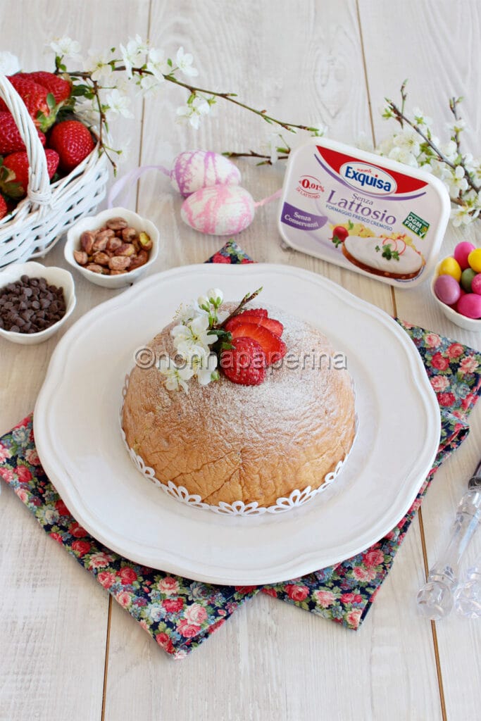 Zuccotto al pistacchio e fragole