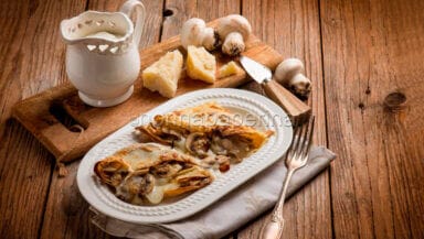 Crespelle con champignons