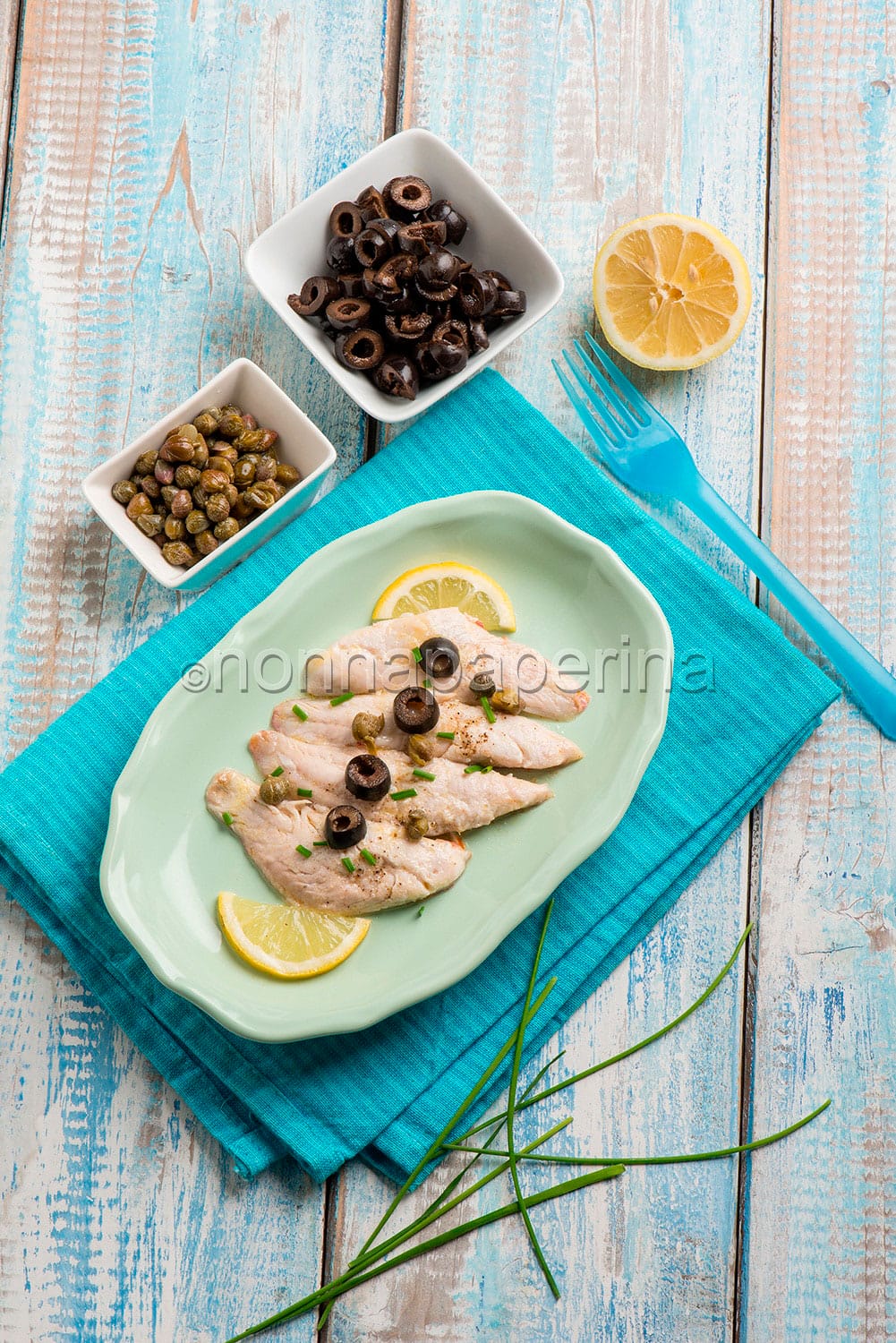 Filetti di triglia marinati al limone