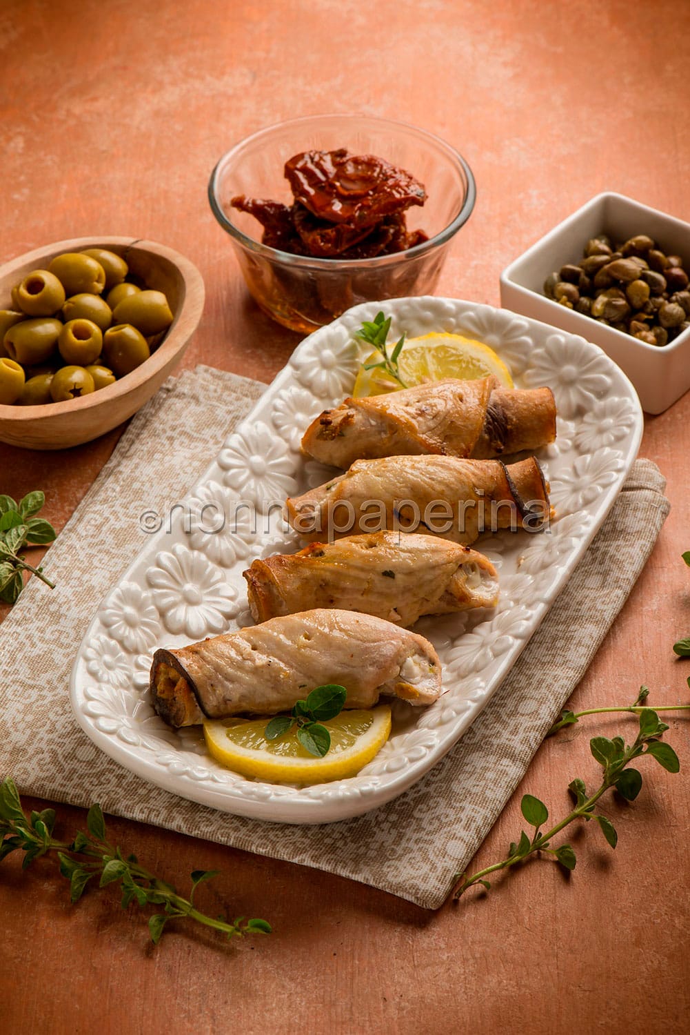 involtini di pesce spada ripieni