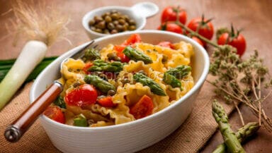 Mafalde con punte di asparagi