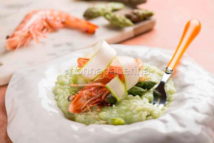 Pronti per un buon risotto agli asparagi e mazzancolle? risotto agli asparagi e mazzancolle