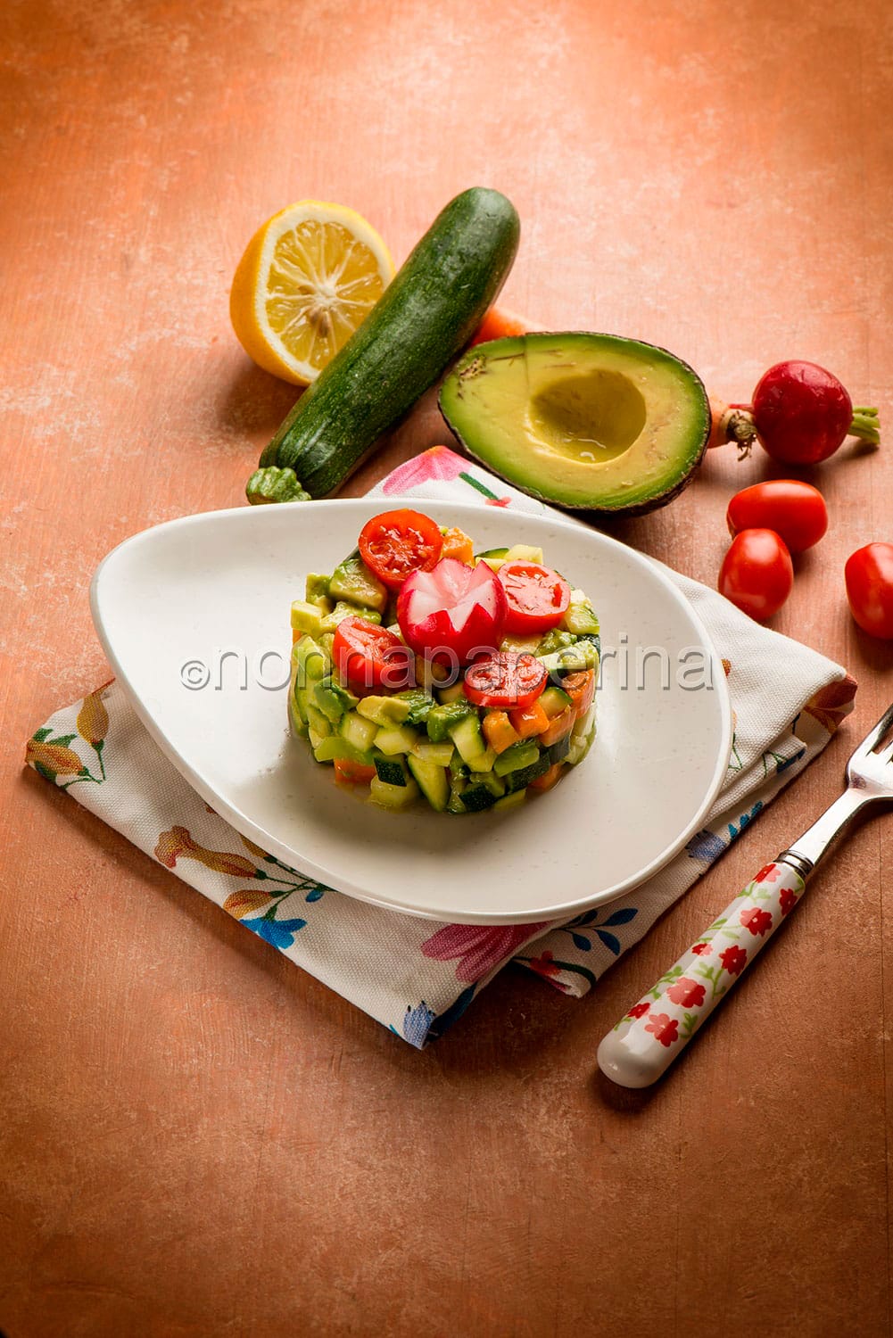 tartare di verdure ed avocado