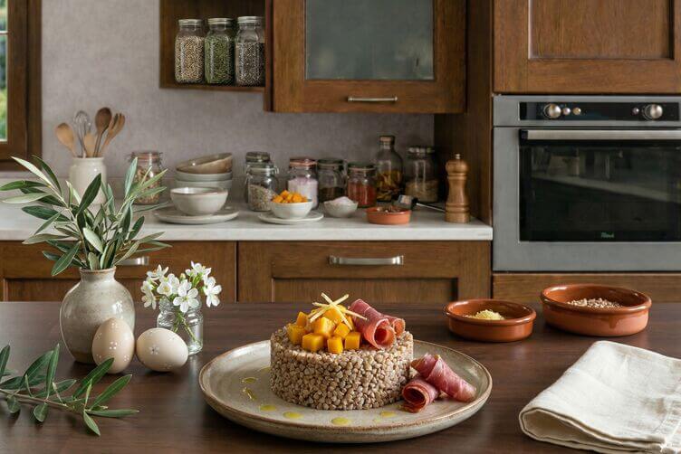 timballo di grano saraceno