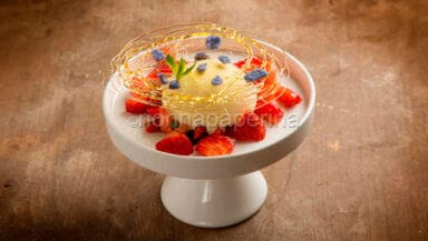 Dessert cremoso alla mastiha