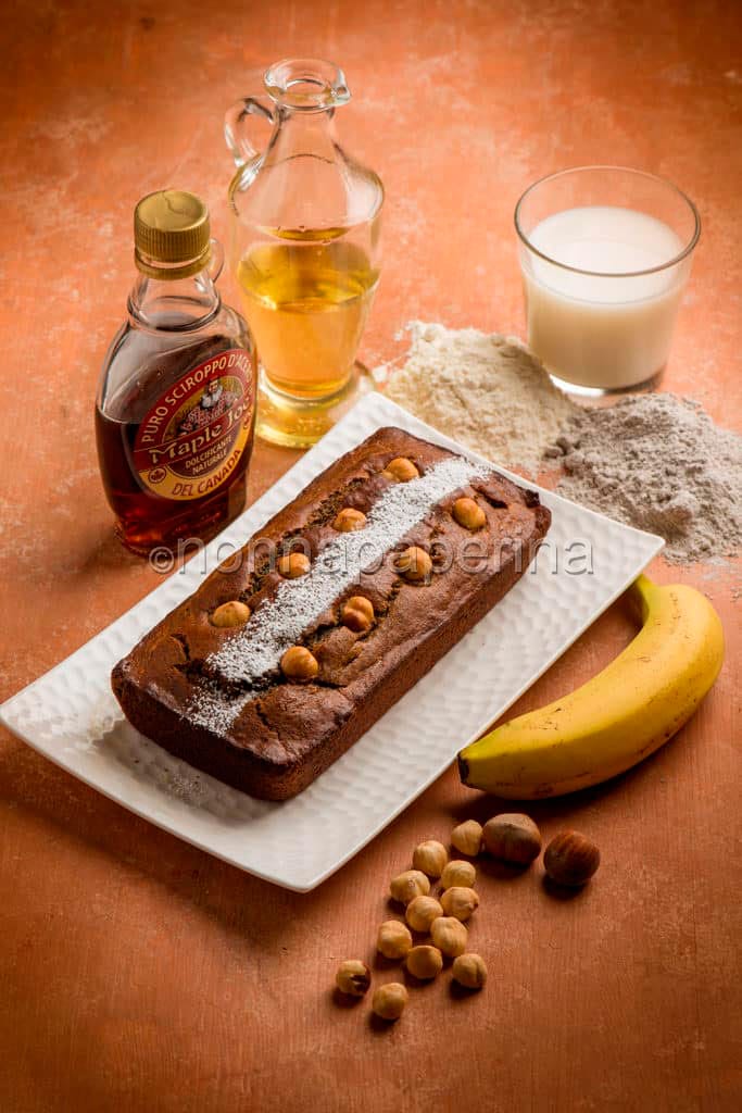 plumcake alle banane e nocciole